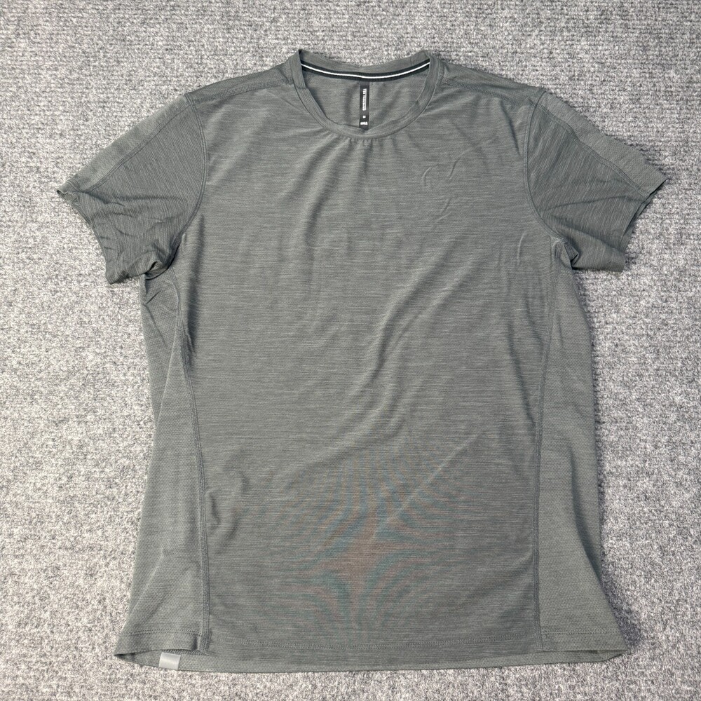 Ten Thousand Shirt Mens Medium Gray Short Sleeve Athletic Performance Tee Top